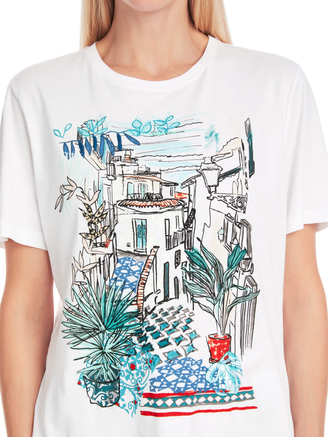 Marc Cain Mit Print - T-Shirt aus 100 % Baumwolle - Image 4