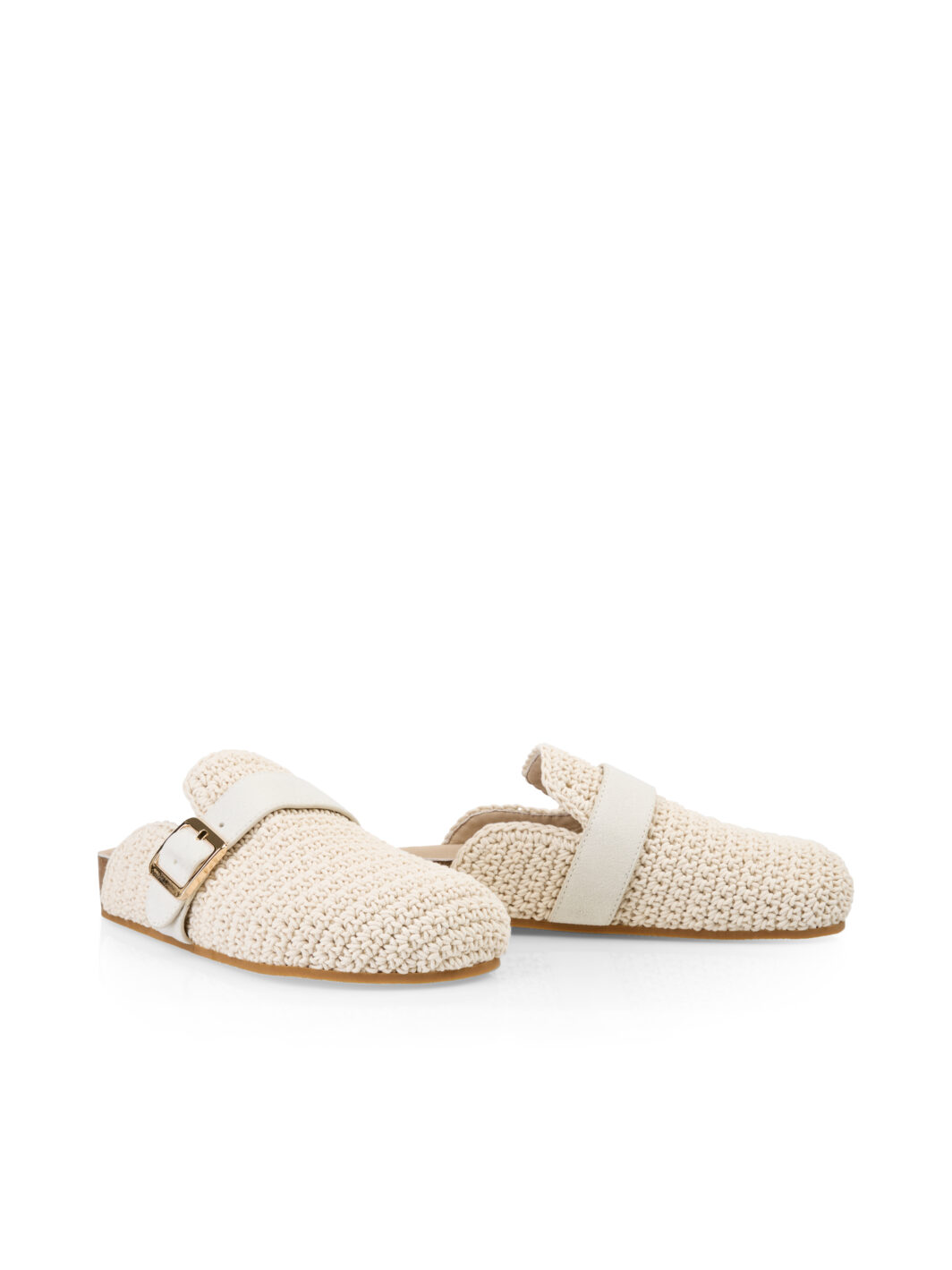 Marc Cain Chunky Pantoffel in Häkeloptik