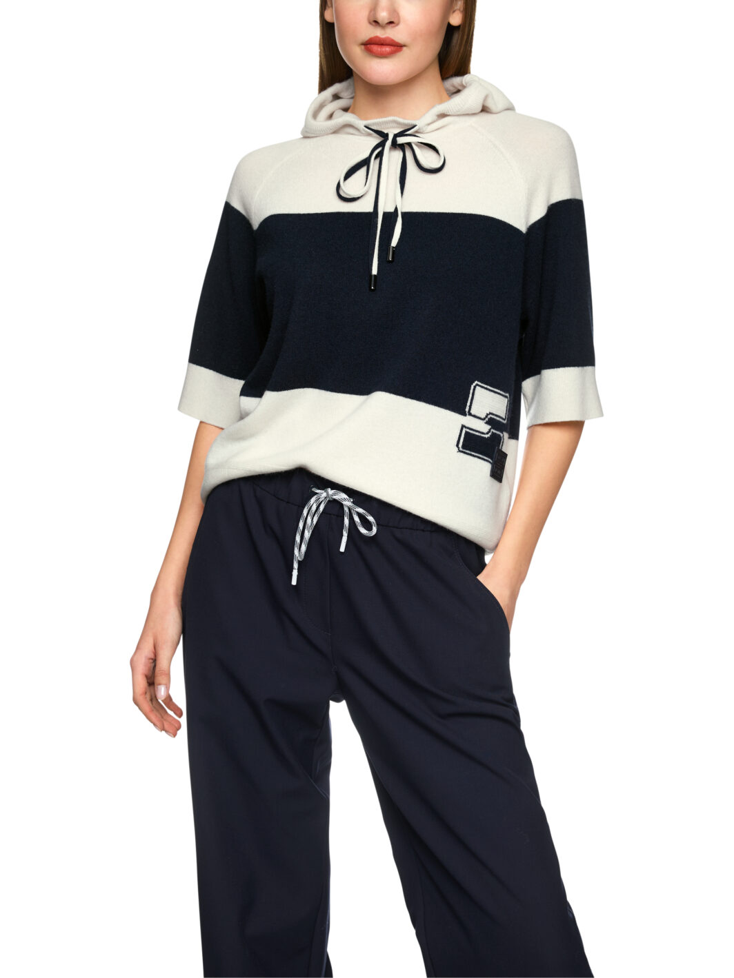 Marc Cain Kapuzenpullover mit Kaschmir – Bild 7