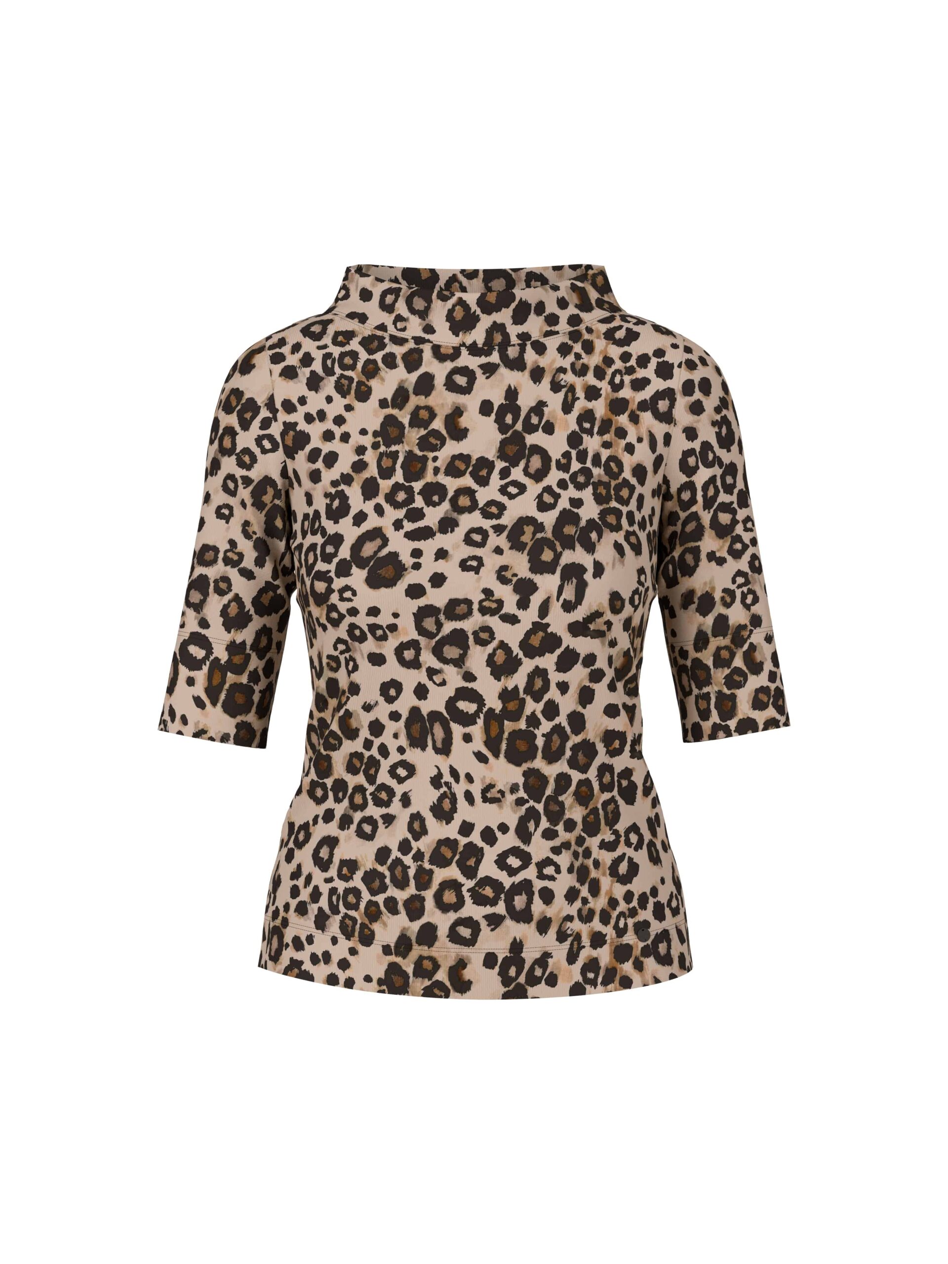 Marc Cain Trendiges T-Shirt mit Leo-Print