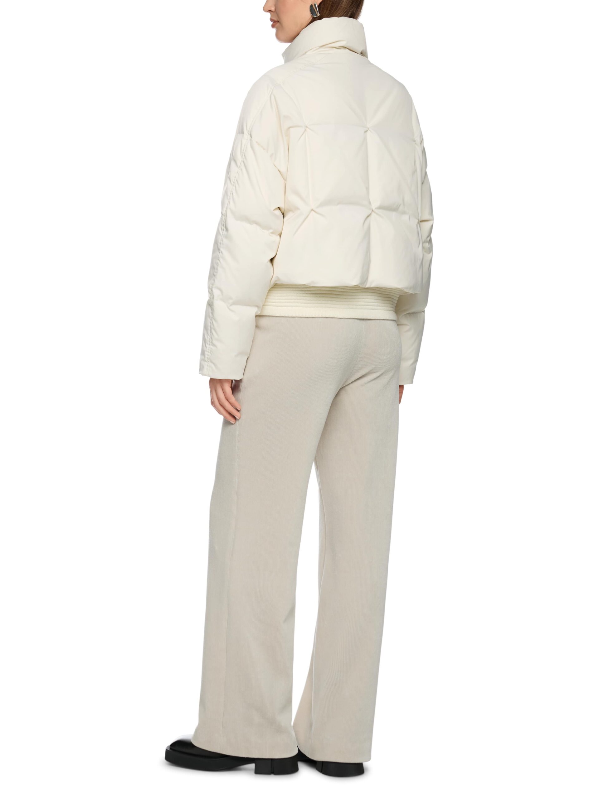 Marc Cain Daunen-Steppjacke mit Strickbund – Bild 3