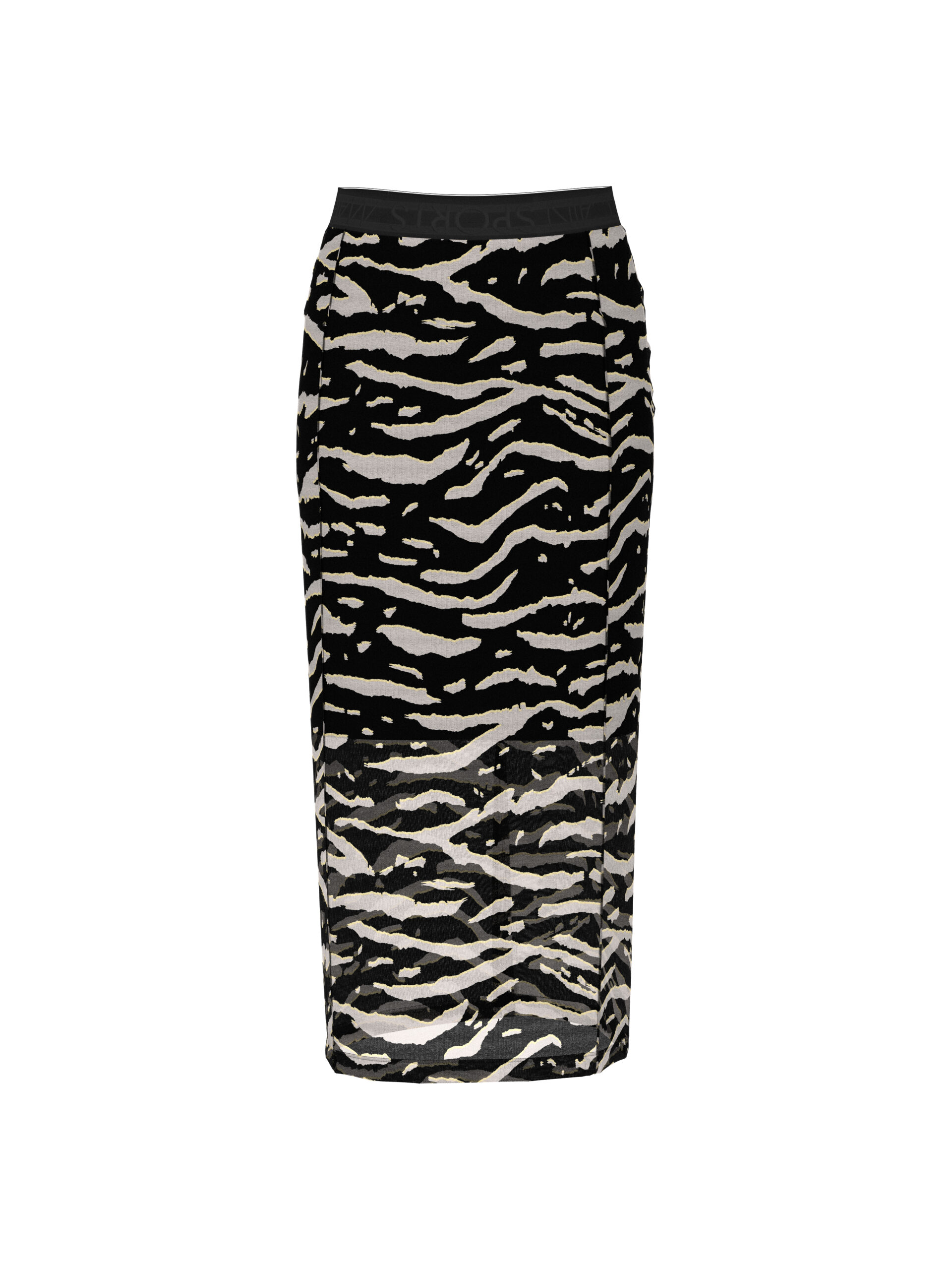Marc Cain Meshrock mit Animal Print