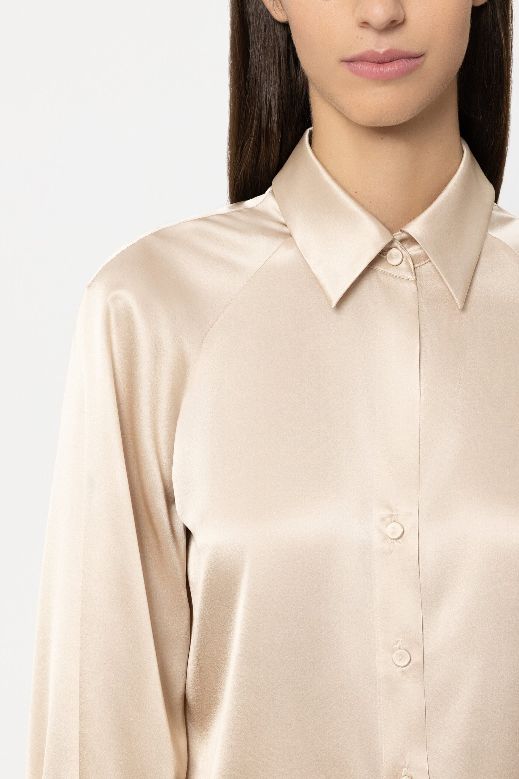 Luisa Cerano Langarmbluse aus Seide – Bild 4