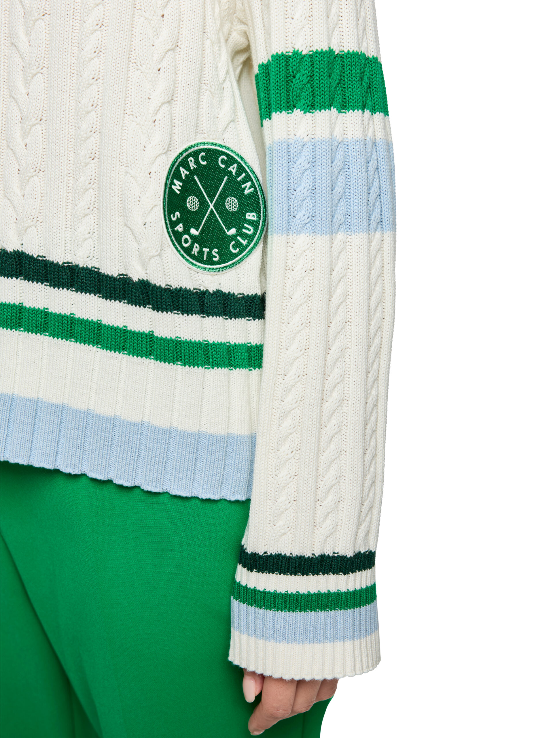 Marc Cain Ringel-Zopfpullover "Rethink Together" – Bild 5