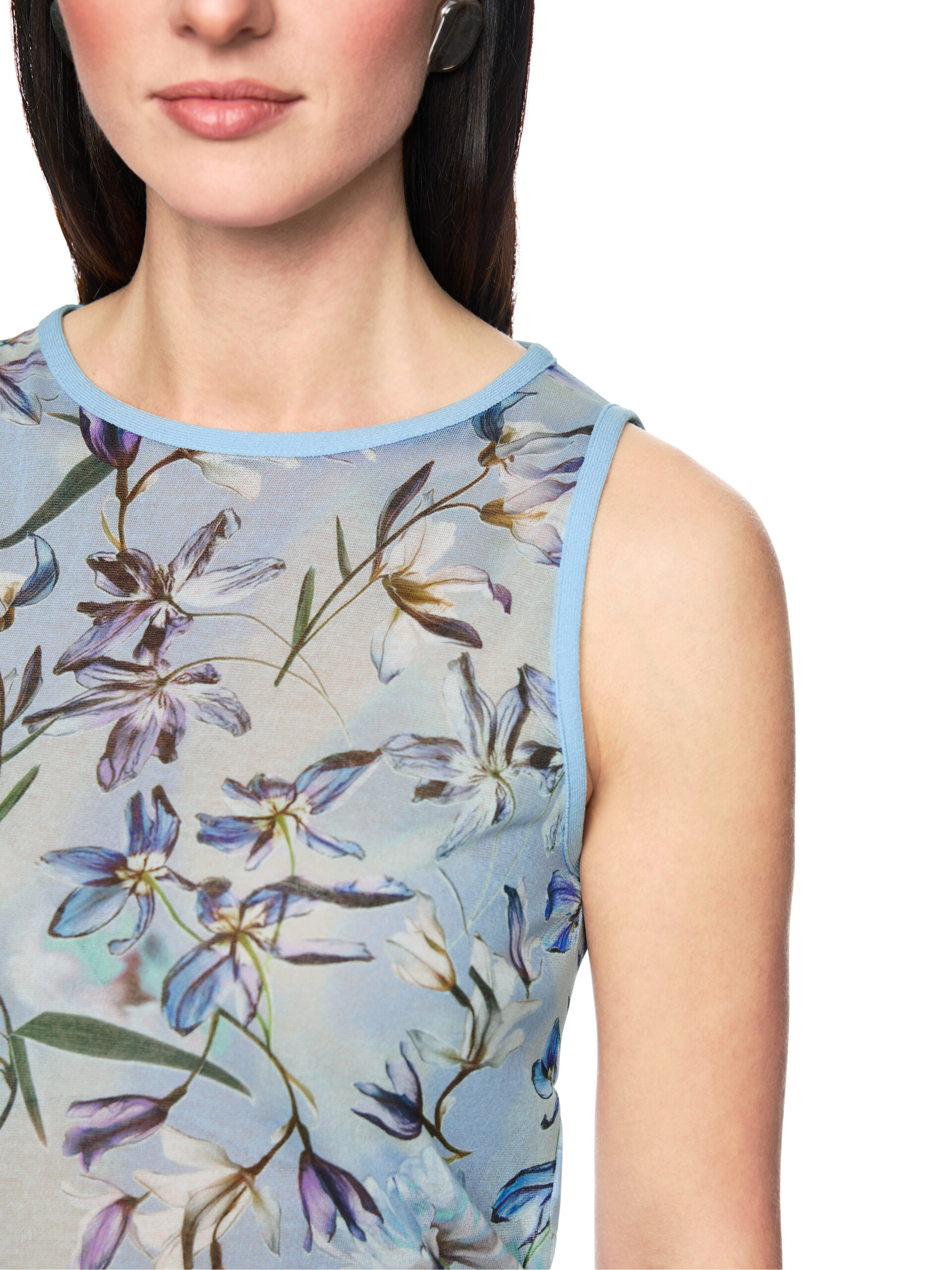 Marc Cain Top mit Blumenprint "Knitted in Germany" – Bild 4